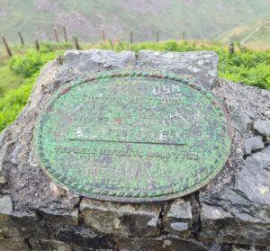 Roadside Rest Plaque at Rhaeadr y Cwm