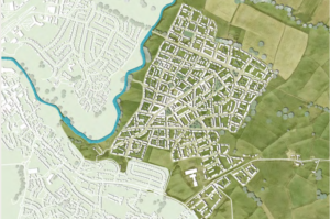 Vision-led transport plan from Stepping Off the Road to Nowhere report by Sustrans and Create Streets