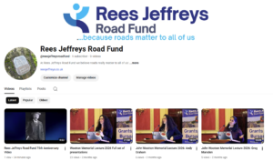 Image of Rees Jeffreys Road Fund's YouTube channel home page