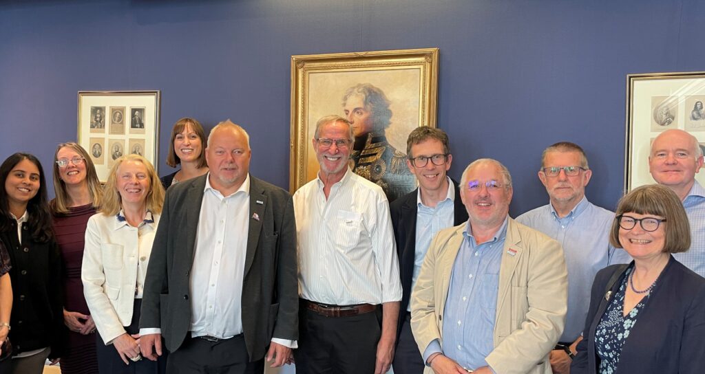 Rees Jeffreys Road Fund Trustees met past bursary recipient and donor Richard Oram